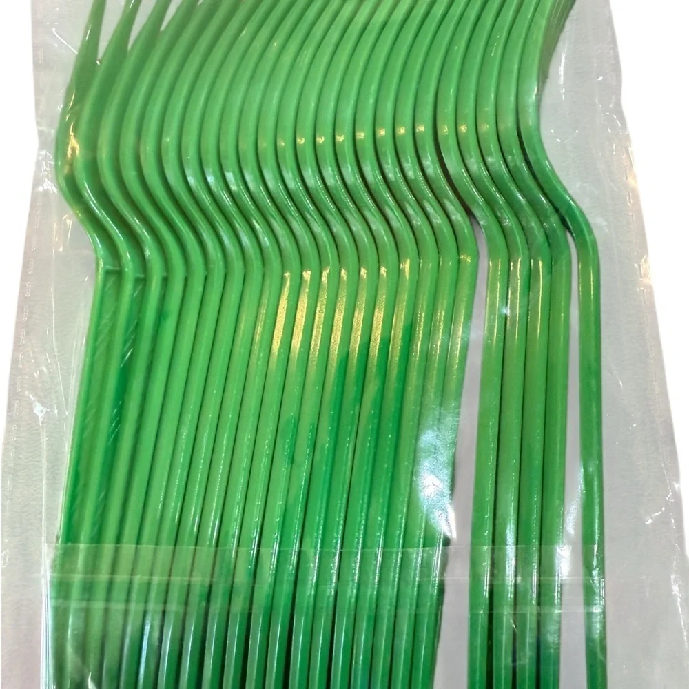Floral Party Supplies Set - Green and Multicolor serves 24 guests 96 total pcs